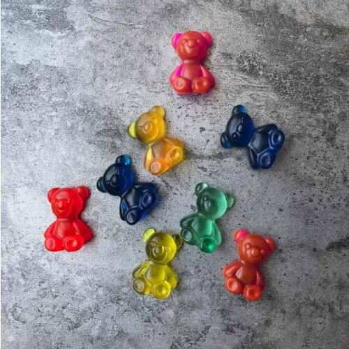 Little Bear Modeling Drop Gum Mold Epoxy DIY Pendant Jewelry Pendant Ornaments Fudge Cake Decoration Bear Silicone Mold