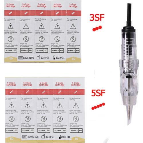 Needles Tattoo Cartridge Permanent Makeup Eyebrow Lip Liner Tattoo Needles Cosmetic Beauty for Machine Pen Disposable Sterilized