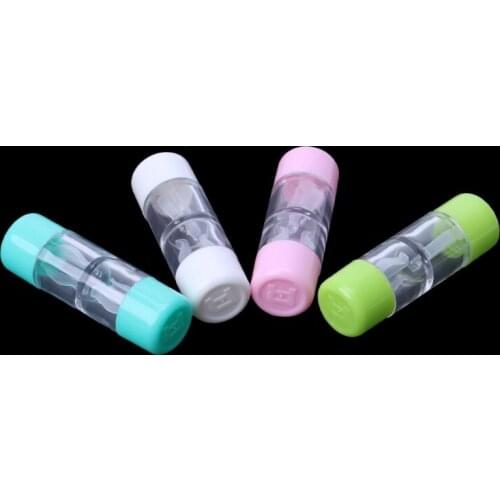 Contact Lens Box Bottle Plastic Objective Travel Portable Case Storage Container R58E