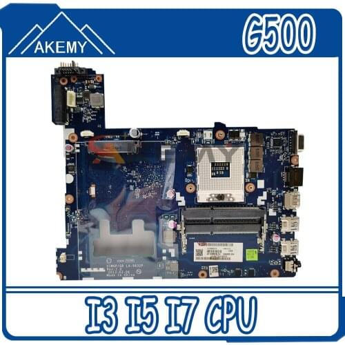 LA-9632P Laptop motherboard For LENOVO Ideapad G500 HM76 90002834 PGA989 I3 I5 I7 Support Mainboard DDR3 SLJ8E