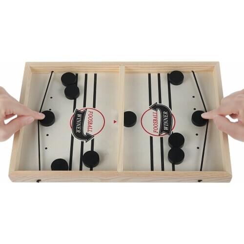 Table Hockey Paced Sling Puck Board Games Interactive Parent-child Home Party Game Toys Winner Fun Fast Hockey Board Games