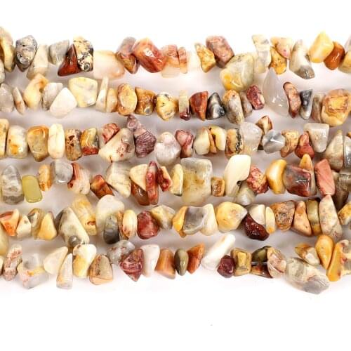 New Irregular Chip Crazy Agates Gravel Natural Stone Beads For Jewelry Making DIY Loose Spacer Beads Necklace Bracelet Handmade
