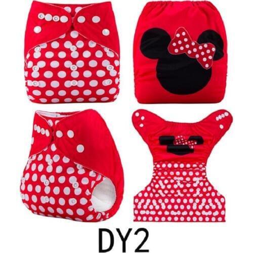 New Baby Cloth Diaper Cover Fitted Diaper Washable Brand Baby Nappy Animal Print Reusable Baby Diapers Lavable HA034S