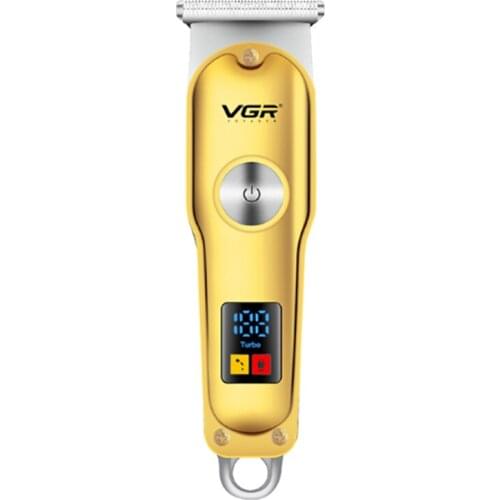 Professional barber LED hair trimmer rechargeable USB hair clipper men beard trimer hair cutting machine T-blade haircut tool