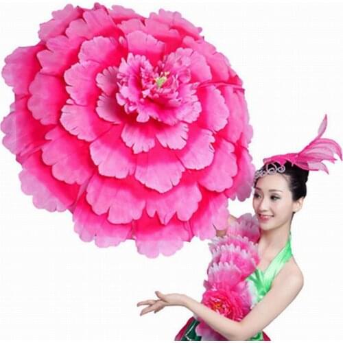 60/70/80/90/100 CM Retro Chinese Peony Flower Umbrella Dance Performance Props Wedding Decoration Photograph Umbrella