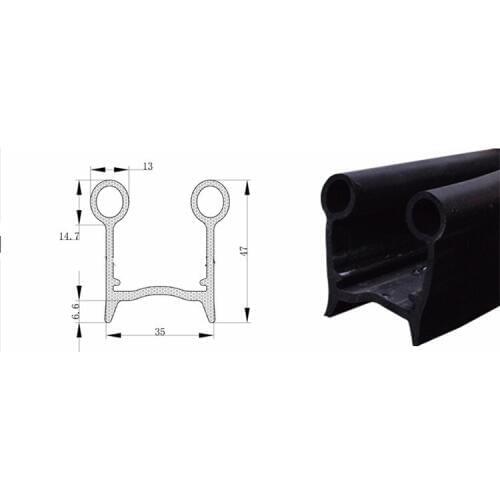 2meter Cold storage door EPDM foamed rubber Sealing Strip for Cold storage door parts