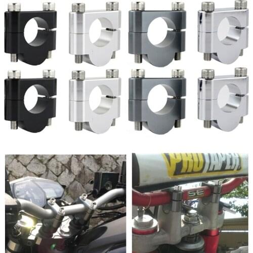 28mm 1 1/8" Handlebar Riser Motorcycle CNC Aluminum Mount Clamps Fit For KTM 400 EXC 450EXC/SX/XC/XC-W/XC-F 500EXC/XC XC525