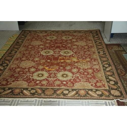 Antique Chinese Hand-made Wool For Carpets Living Room Floor For Bedroom Tribal Style Wool Knitting soumak Carpets