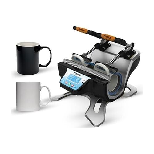 Automatic Double Stations Mug Heat Press ST-210 Sublimation Transfer Printing Tool 220V EU Plug High-Tech Quality Aesthetic