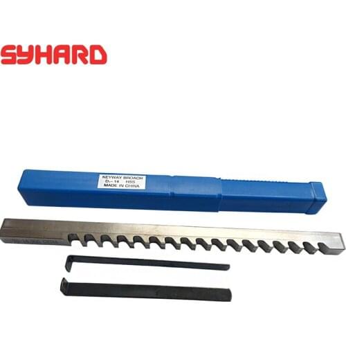 Keyway broach C/D Push Type 3-10mm metric size broaches HSS involute spline cutting CNC