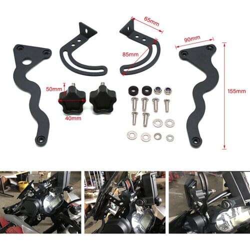 For BMW R1200GS Adventure 13-17 Windshield Support Holder Windscreen Strengthen Bracket Kits GS1200 R 1200 GS LC/ADV 2014 - 2018