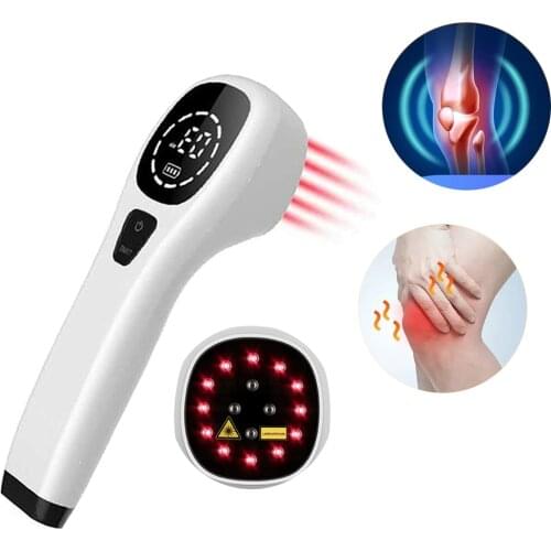 Laser Pain Therapy Knee Pain Relief Device Dysmenorrhea Health Care Prostatitis Arthritis Body Pain LLLT 808nm+650nm