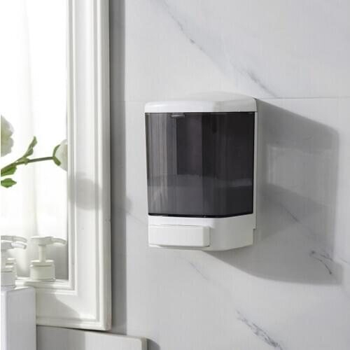 1L Bathroom Liquid Soap Dispenser Wall Mounted For Kitchen Plastic Shower Gel Detergent Shampoo Bottle Hotel Home Accessories