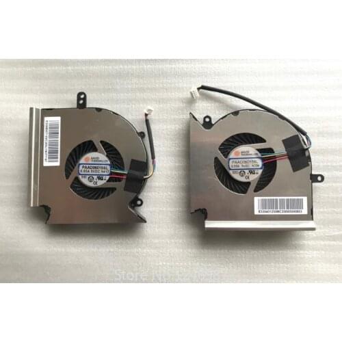 New CPU GPU Cooling Fan for MSI GE75 GP75 GE63 GP63 GL63 GV63 GE73 GL73 VR Cooler 8SF 9SG MS-17E2 PAAD06015SL N414 N417