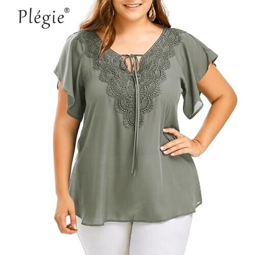 Plegie Lace Blouses