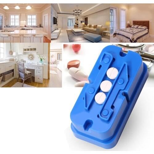 Portable Pill Cutter Box Splitter Divide Medicine Storage Box Tablet Pill Container Pill Cases Dispenser Tablet Cut Slicer