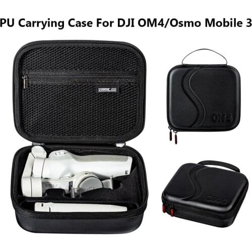 DJI OM4 Portable PU Handbag / Carrying Bag for DJI Osmo Mobile 4 3 Smartphone Sandheld Gimbal Accessories Storage Bag