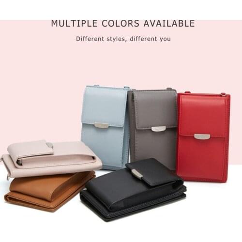 Women Small Cell Phone Pouch Crossbody Shoulder Bag Purse Card Wallet A69C