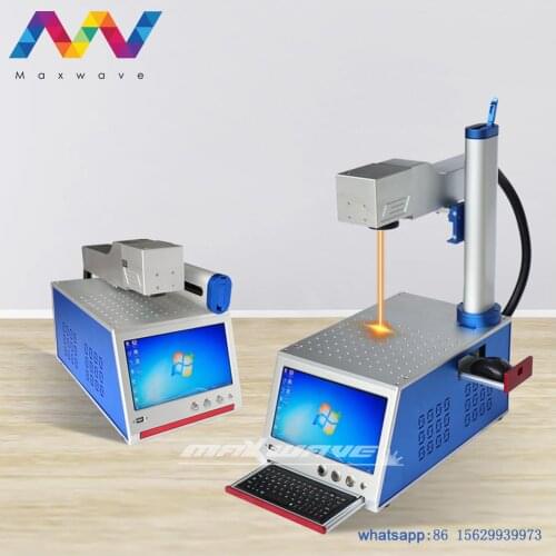 20W 30W 50W Fiber Laser Marking Machine metal laser marking machine for gold sliver and aluminum engraving