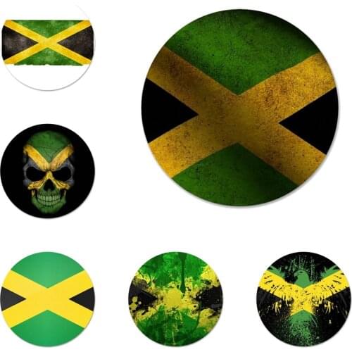 Retro Jamaica National flag Icons Pins Badge Decoration Brooches Metal Badges For Clothes Backpack Decoration
