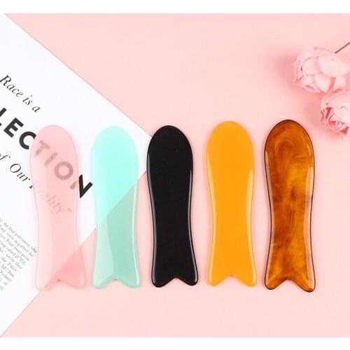 1Pc Beeswax Guasha Scraping Massage Scraper Face Massager Acupuncture Gua Sha Board Acupoint Face Eye Care SPA Massage Tool