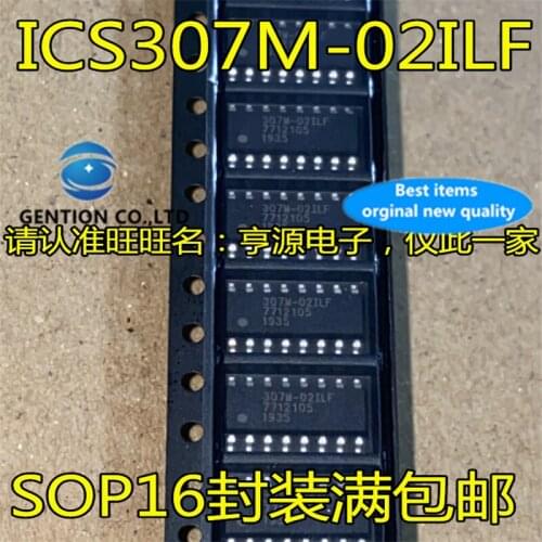 10Pcs ICS307M-02ILF 307M-02ILF SOP-16 in stock 100% new and original