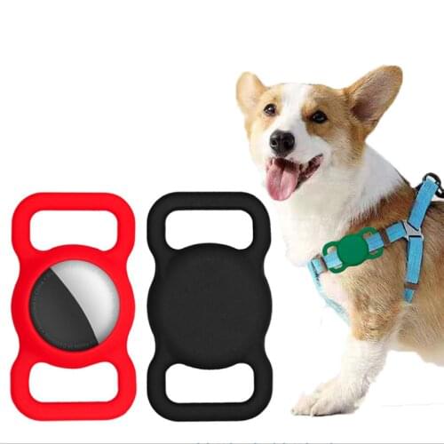 2pcs Protective Cover For AirTag Case Pet Tracker Silicone Case Waterproof Locator For Apple AirTag Anti-Lost Luggage Protect