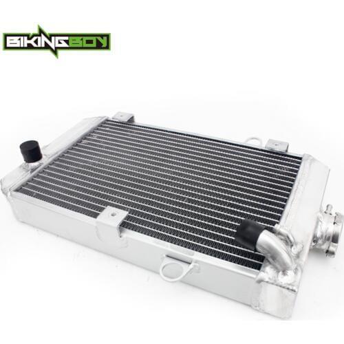 BIKINGBOY For Yamaha YFM 700 R Raptor 2006 2007 2008 2009 2010 2011 2012 Polished Engine Radiator Water Cooling Cooler Alloy