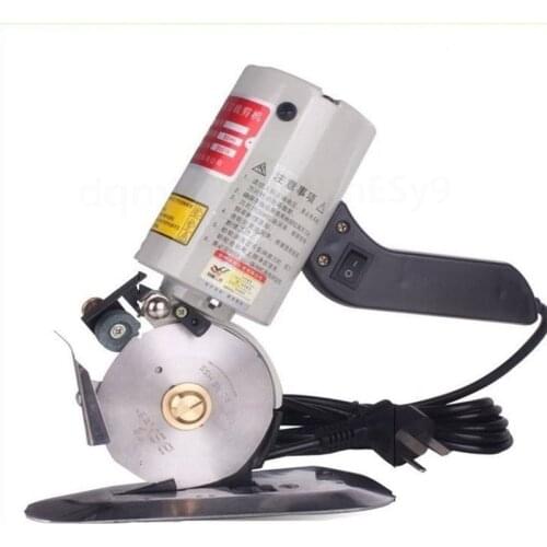 C-90 Electric Round Blade Cutting Machine Handheld 220V/110V/200W Electric Round Shear Cloth Cutting Machine Cutting Tool