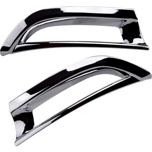 1 Pair Chrome Car Rear Fog Light Lamp Moulding Cover Trim Fit for Honda CRV CR-V 2012 2013 2014