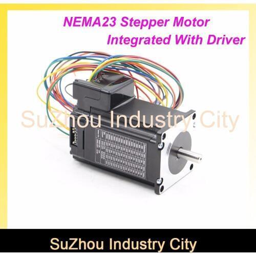 CNC NEMA 23 Integrated Stepper Motor with driver DIP switches 57 HS stepper motor with low heating and noise for CNC machine