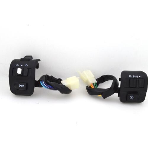 Motorcycle ZY 125 Handlebar Switch Assy Assembly Electric Start Horn Headlight Turn Signal Button For Yamaha ZY125 ZY 125
