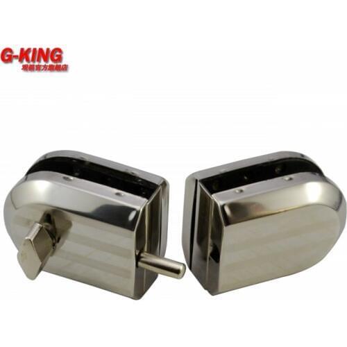 Don't punch glass door glass door latch bolt lock control type glass glass bolt lock 777A