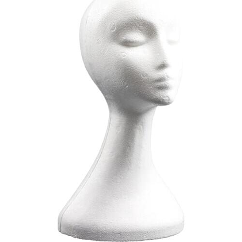 Practical Foam Female Mannequin Head Wigs Glasses Cap Display Holder Stand Model wig head stand wig holder