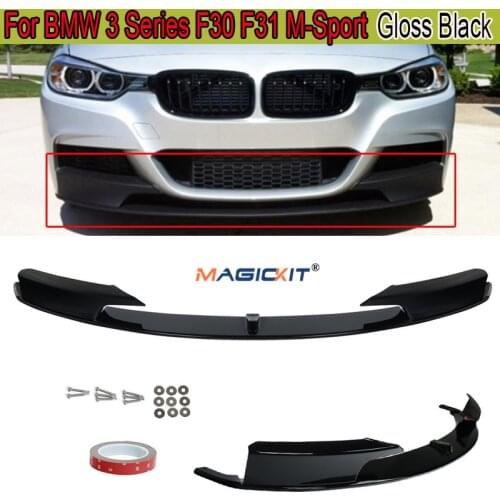 MagicKit FOR BMW 3 SERIES F30 F31 FRONT DIFFUSER SPLITTER VALANCE LIP SPOILER SIDE SKIRT
