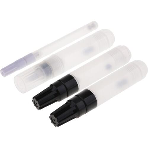 Clear Plastic Fine Tip Medium Tips 0.7/7.8/8/10mm Watercolor Oil Acrylic Paints Marker Pen Empty Tube Ink Fountain Refill Pen