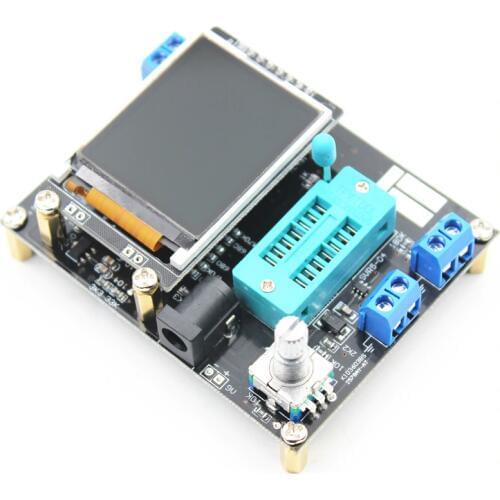 New Version GM328A Transistor Tester Diode Capacitance ESR Voltage Frequency Meter PWM Square Wave Signal Generator Soldering