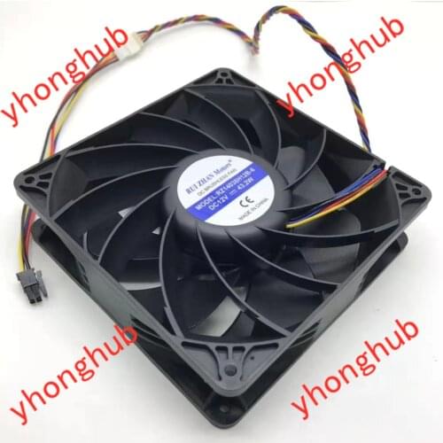 RUIZHAN Motors RZ14038H12B-6 DC 12V 43.2W 140x140x38mm Server Cooling Fan