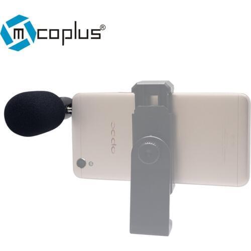 Mcoplus MIC-06 Mobile Phone Microphone Video Mic For iPhone Samsung Smartphone with Wind Muff Handheld F-mount Clip Phone Camera