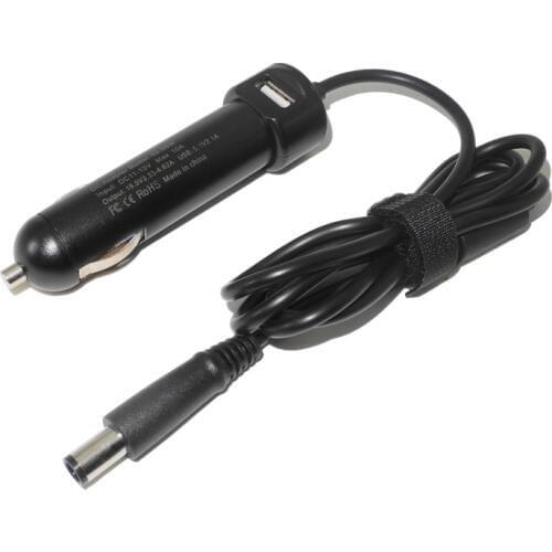 19.5V 3.34A 65W Laptop Car DC Adapter Charger for Dell Inspiron N5050 N7110 N7010 Latitude D400 D410 D420 D430 D500 D505 D510