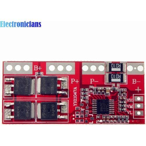 4S 15A Li-ion Lithium Battery Protecting Module 4S BMS 18650 Charger Protection Board 14.4V 14.8V 16.8V 50*22*4mm
