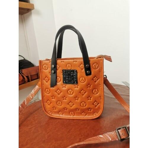 Restoring Ancient Ways Embedded Soft Leather Chinese Style Classic Multi-Function Womens Handbags High Quality Shoulder Bags