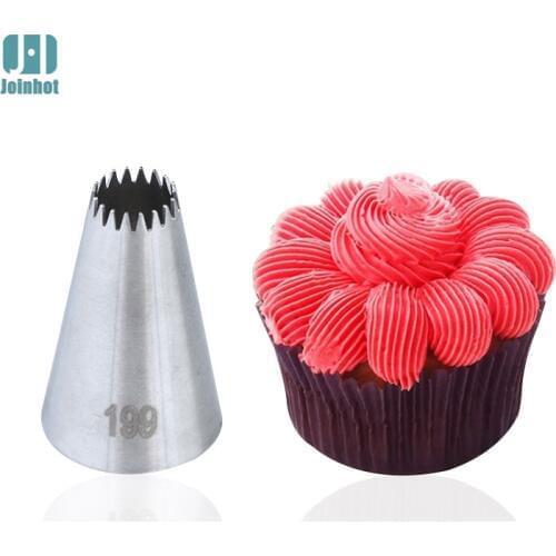 #199 1pc Icing piping nozzle Set Pastry Cookie Maker Cream Cupcake Decoration cake nozzles for cake cream