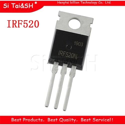 10PCS IRF520 TO-220 IRF520N TO220 IRF520NPBF