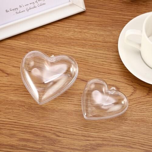 3D Bath Bomb Mold Heart Shape DIY Clear Plastic Bath Bomb Mould Acrylic Mold Bath Accessories DIY For Chrisemas Xmas