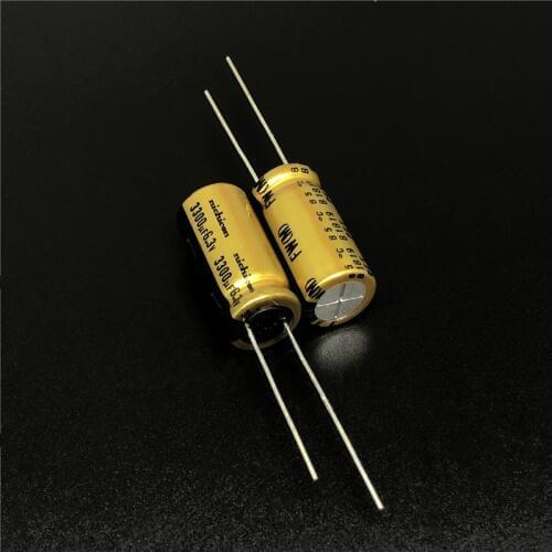 5pcs/20pcs 3300uF 6.3V NICHICON FW Series 10x20mm 6.3V3300uF HiFi Audio Capacitor