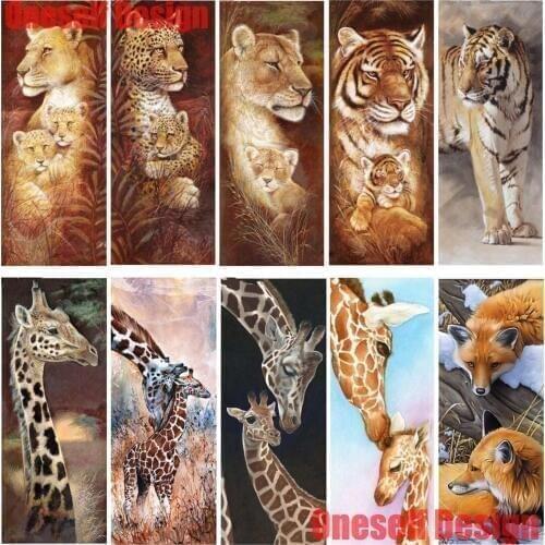 Diamond mosaic sale tiger 5d diamond painting full square /round animal diy diamond embroidery cross stitch lion Christmas gift