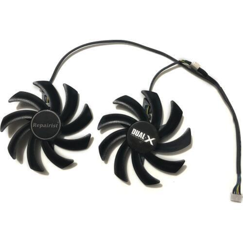FDC10H12S9-C Gainward GeForce GTX 1070/1060/1070ti Dual GPU Cooler Palit GTX 1080 GTX1070 Dual OC Video Alternative Cooling Fan