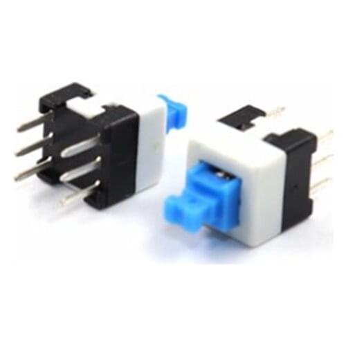 Free shipping 50PCS 7 * 7mm no lock button switch key switch 7 * 7 no lock switch