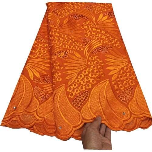 Tissu African Cotton Lace Fabric 2021 High Quality Nigerian Lace Fabric Swiss Voile Lace In Switzerland For Dress Sewing y19-42